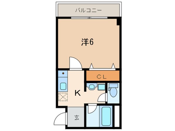 フォルム浦風町の物件間取画像